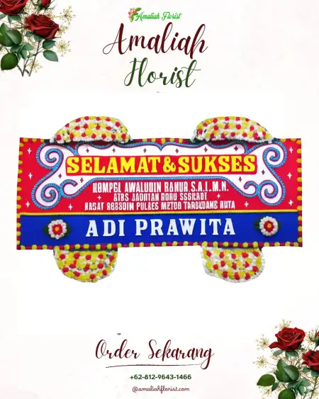 Papan Bunga Ucapan Selamat Gucialit
